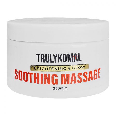Truly Komal Brightening & Glow Soothing Massage Cream, 250ml