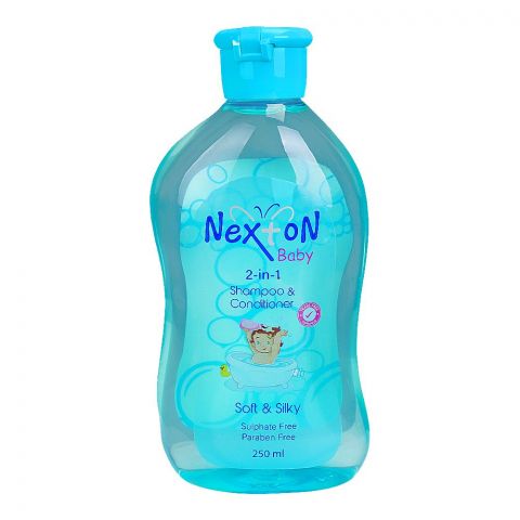 Nexton Baby Silky Soft 2in1 Shampoo & Conditioner, 250ml