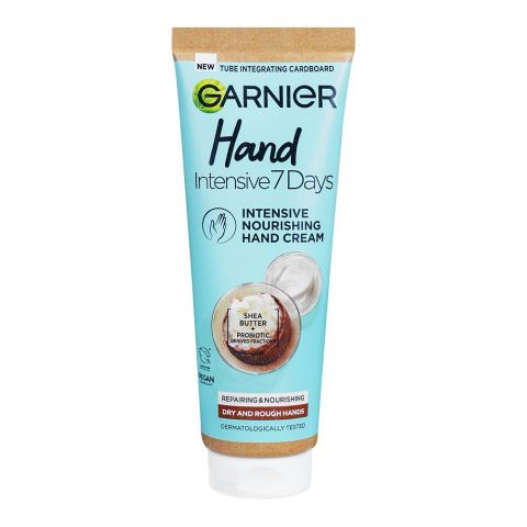 Garnier Hand Intensive 7 Days Shea Butter+Probiotic Intensive Nourishing Hand Cream, 75ml