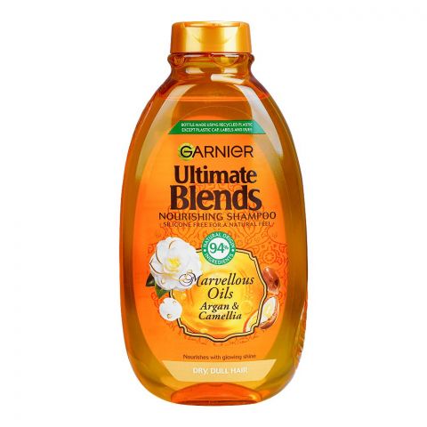 Garnier Ultimate Blends Marvellous Oils Argan & Camellia Nourishing Shampoo, 400ml