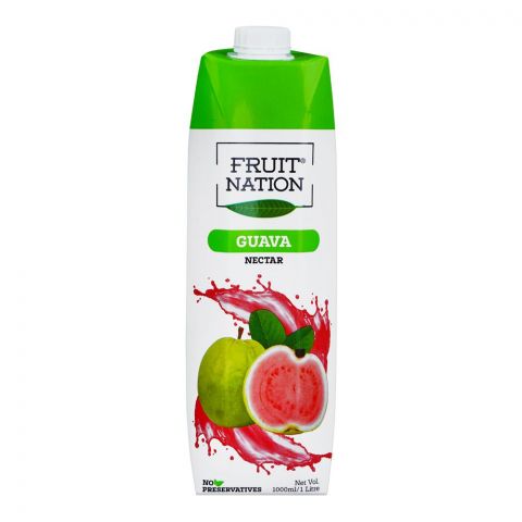 Fruit Nation Guava Nectar Juice, 1 Liter