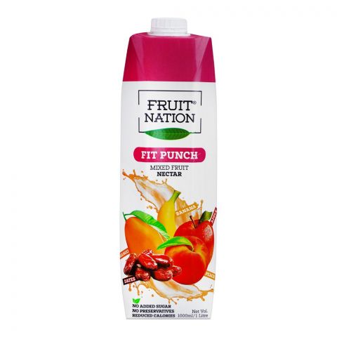Fruit Nation Fit Punch Mixed Fruit Nectar Juice, 1 Liter