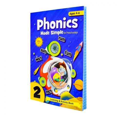 Paramount Phonics Made Simple, Book For Preschoolers, Book 2
