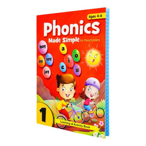 Paramount Phonics Made Simple, Book For Preschoolers, Book 1