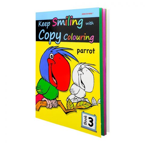 Paramount Keep Smiling With Copy Coloring Book Parrot, Book 3