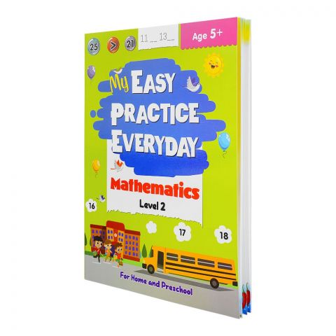 Paramount My Easy Practice Everyday Mathematics, Level 2, Book For Preschoolers And Home