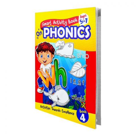 Paramount Smart Activity Book On Phonics, For 5 To 7 Year Kids, Book 4
