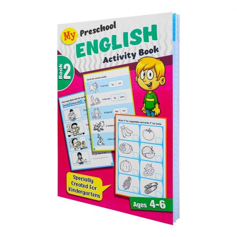 Paramount My Preschool English Activity Book 2, For 4-6 Year Kids