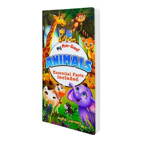 Paramount My Mini-Giant Animals Essential Facts, Book For Preschoolers