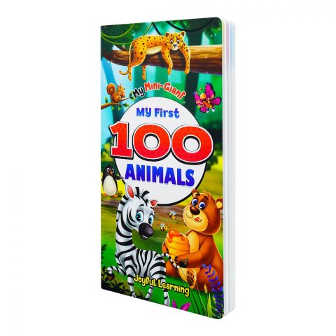 Paramount My Mini-Giant My First 100 Animals (Bb), Book For Preschoolers