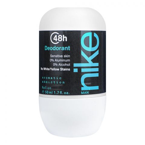 Nike Men Aromatic Addiction 48H Deodorant Roll On, 50ml