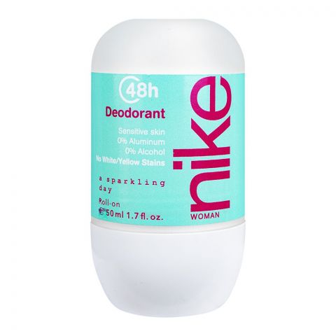 Nike Woman A Sparkling Day 48H Deodorant Roll On, 50ml