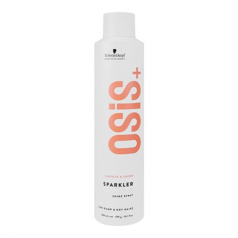 Schwarzkopf Osis+ Smooth & Shine Sparkler Shine Spray, Hair Spray, 300ml