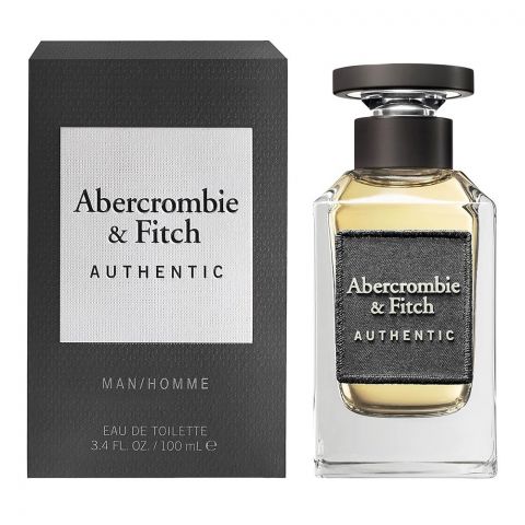 Abercrombie & Fitch Authentic Homme Eau De Toilette, For Men, 100ml