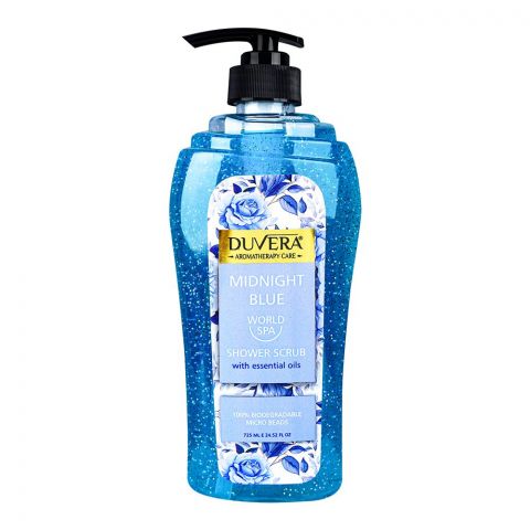 Duvera Midnight Blue World SPA Shower Scrub, With Essential Oils, 725ml