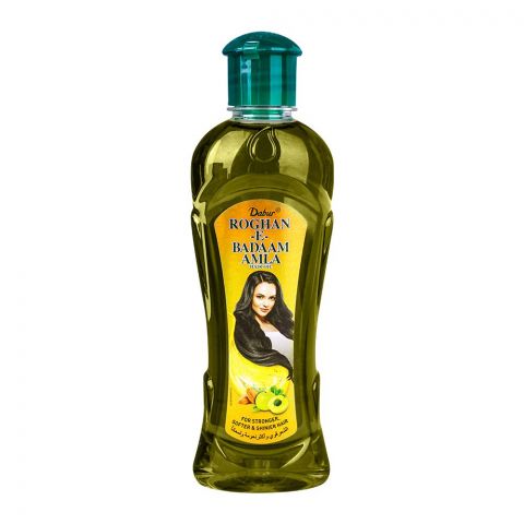 Dabur Roghan-E-Badam Amla Hair Oil, For Strong, Soft And Shiny Hair, 90ml