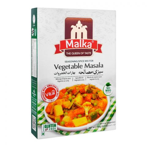 Malka Vegetable Masala, Sabzi Masala, Sabzi Recipe Mix, 100g
