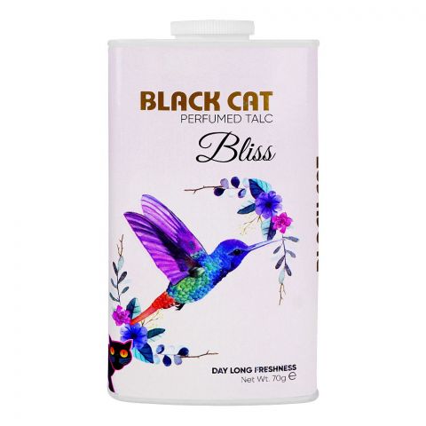 Black Cat Bliss Perfumed Talcum Powder, 70g