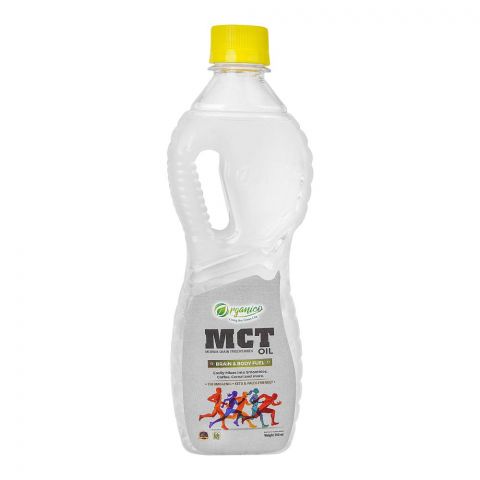 Organico MCT Oil Bottle, Cooking Oil, 500ml