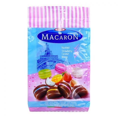 Tayas Macaron Hazelnut Strawberry Coconut Mango Flavor Imported Chocolate, Chocolate Candy, 500g