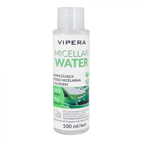 Vipera Aloe Vera Micellar Water Makeup Remover, 100ml