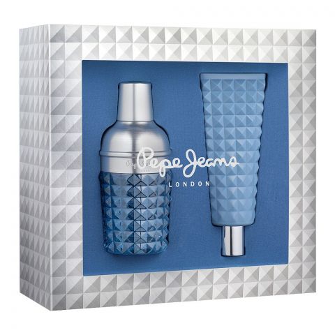 Pepe Jeans London Life Is Now Gift Set, For Men, Eau de Toilette Natural Spray 80ml+Shower Gel 80ml