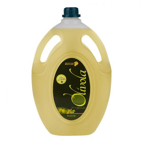 Mezan Olivola Cooking Oil Can, 10 Liter