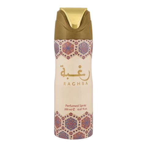 Lattafa Raghba Body Spray, For Men & Women, 200ml