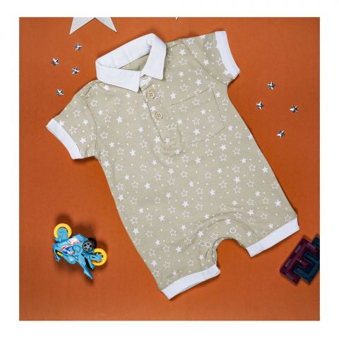 Basix Monster At A Party Polo Romper, 2644