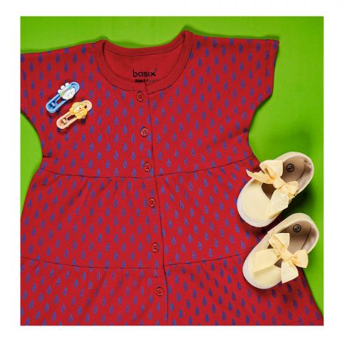Basix Paisley Play Night Suit (With Crew Neck T-Shirt), 2733