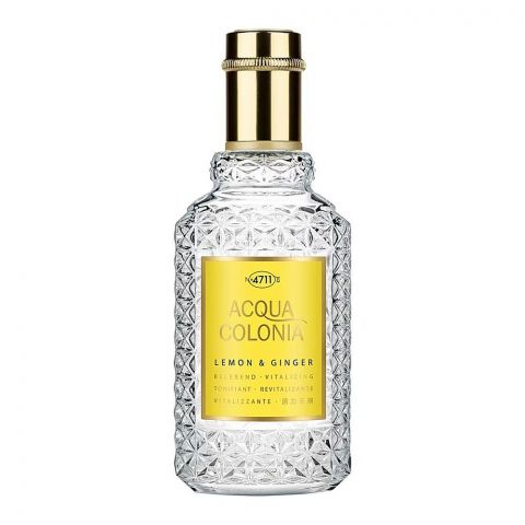 4711 Acqua Colonia Lemon & Ginger, Eau De Cologne, Perfume For Women, 50ml