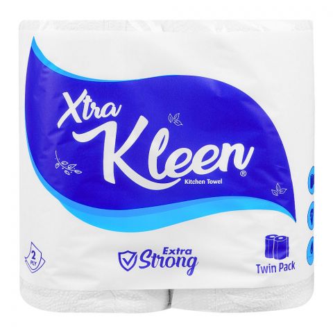 Xtra Kleen Tissue, Kitchen Towel Roll, Twin Pack, 2-Pack