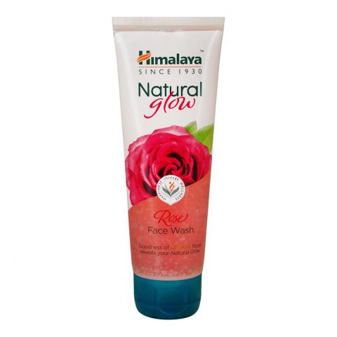 Himalaya Natural Glow Rose Face Wash, For All Skin Types, Reveals Your Natural Glow, Removes Impurities and Dullness, 100ML