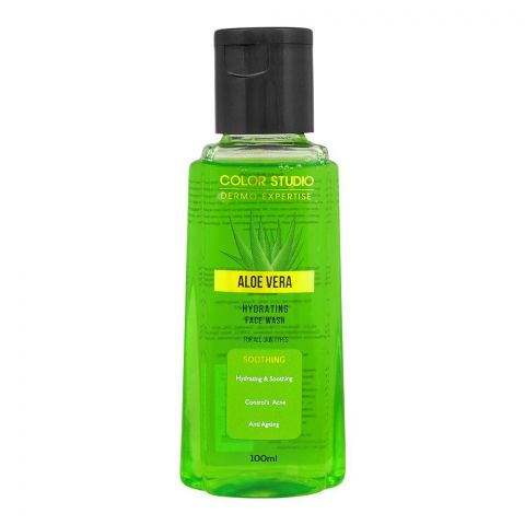 Color Studio Aloe Vera Face Wash, Controls Acne, For All Skin Types, 100ml