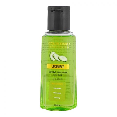 Color Studio Cucumber Face Wash, Hydrating & Moisturizing, For All Skin Types, 100ml