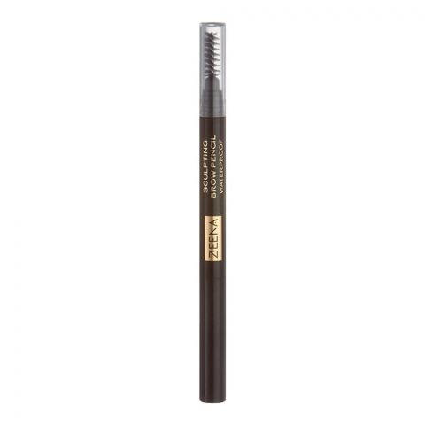 Zeena Sculpting Brow Waterproof Pencil, 025 Dark Brown