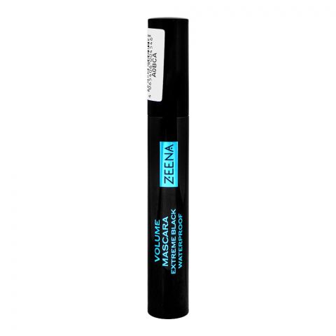 Zeena Waterproof Volume Mascara, Extreme Black 010