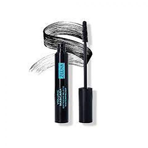 Zeena Waterproof Volume Mascara, Extreme Black 010