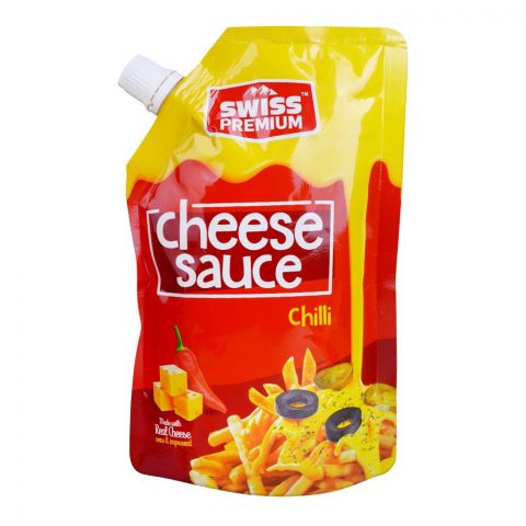 Swiss Premium Chilli Cheese Sauce Pouch, 200g