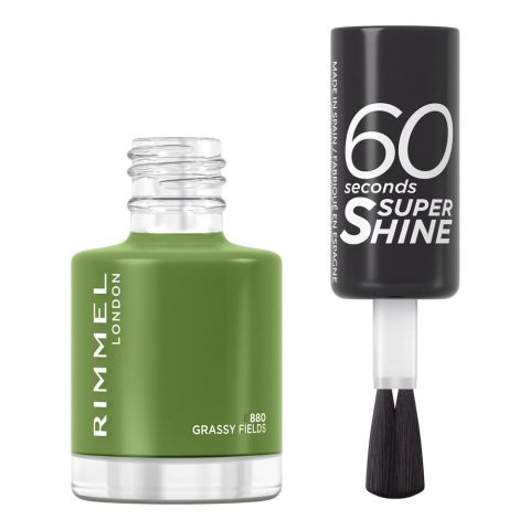 Rimmel 60 Second Super Shine Nail Polish, 880 Grassy Fields