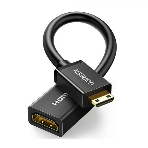 UGreen Mini HDMI Male To HDMI Female Adapter 4K 22Cm, 20137