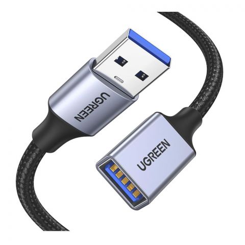 UGreen USB 3.0 Extension Braided Cable 1M, Black, 10495