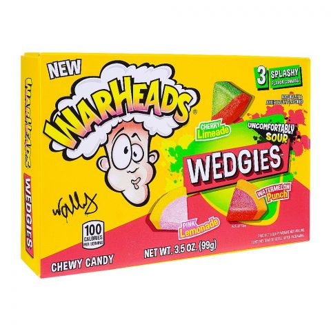 Warheads Uncomfortably Sour Wedges Candy, 99g