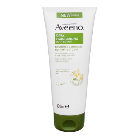 Aveeno Daily Moisturizing Body Lotion, For Normal To Dry Skin, 100ml