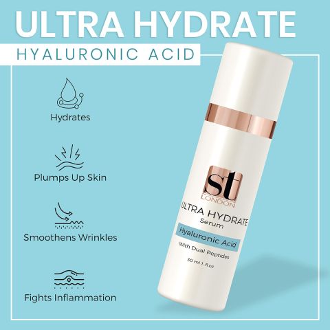 ST London Hyaluronic Acid With Dual Peptides Ultra Hydrate Serum, 30ml