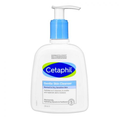 Cetaphil Gentle Skin Cleanser, Face Wash For Normal, Dry or Sensitive Skin, 236ml