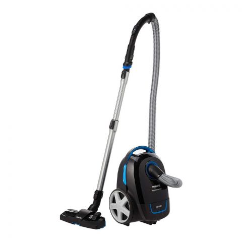 Philips Performer Compact Vacuum Cleaner With Bag, Black, FC8383/61