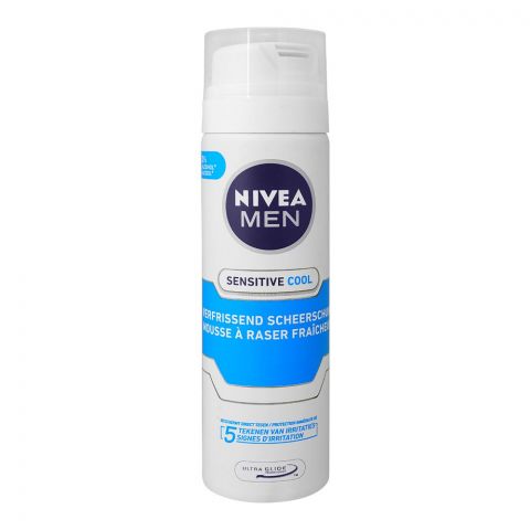 Nivea Men Sensitive Cool Refreshing Shaving Foam, 200ml