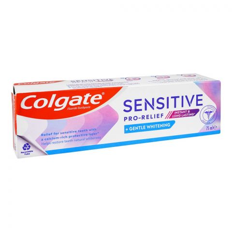 Colgate Sensitive Pro-Relief Gentle Whitening Tooth Paste, 75ml