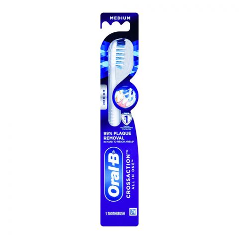 Oral-B Crossaction All In One Toothbrush 1's Medium #0M009